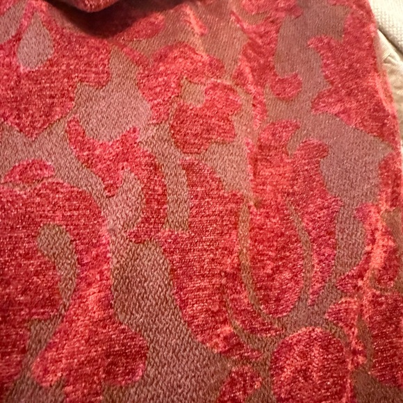 Restoration Hardware Red and Gray Throw Blanket - Picture 4 of 7